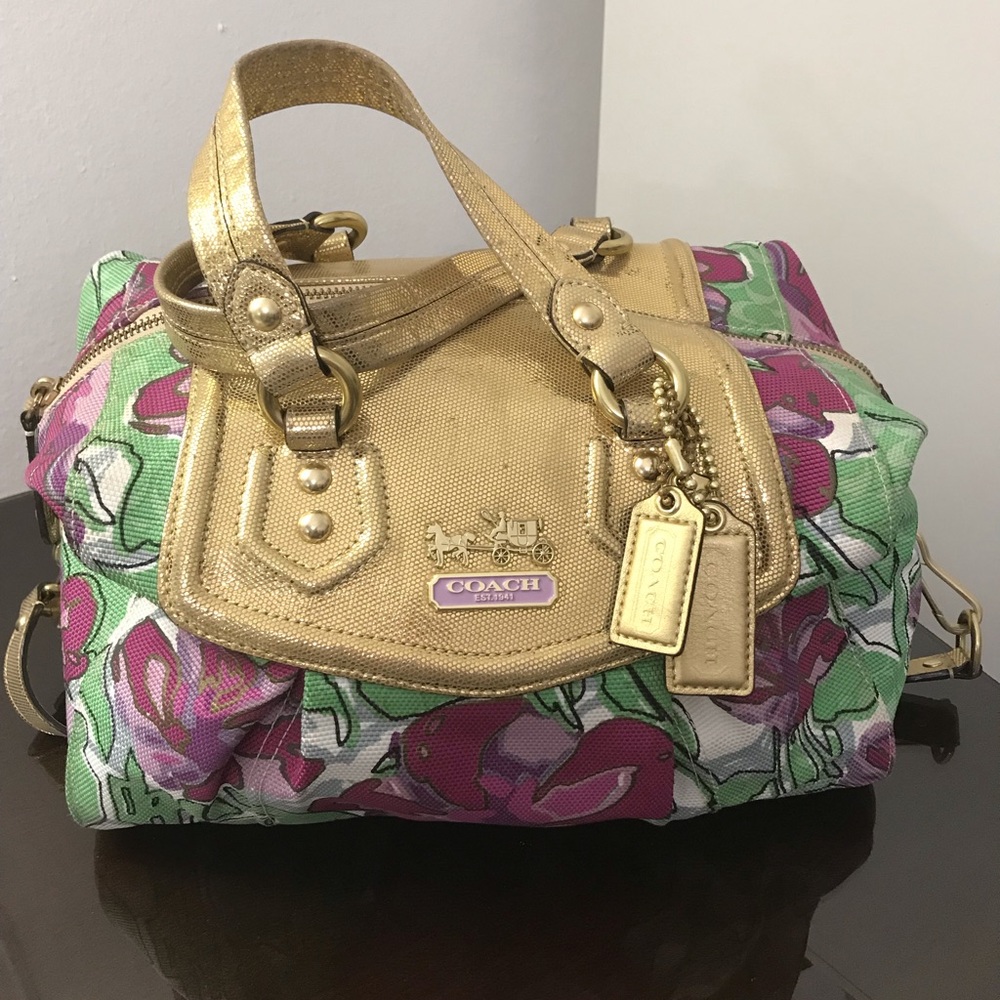 Coach MAD floral Audrey Bag
